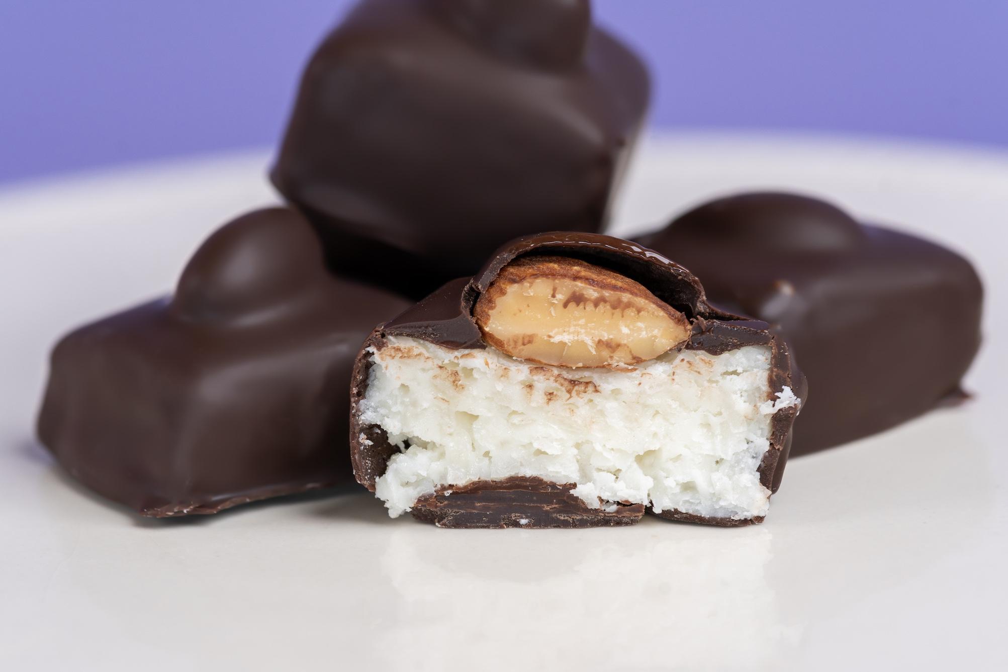 Dark Chocolate Coconut Almond Joy Bites