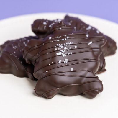 Dark Chocolate Pecan Caramel Turtles