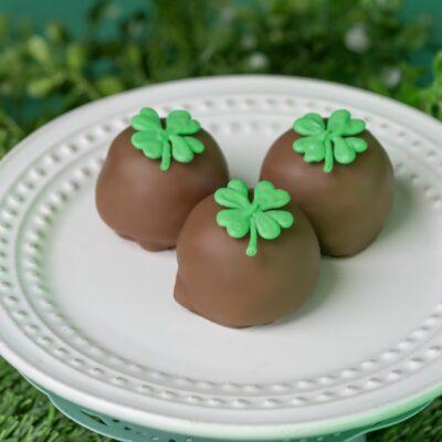St. Patricks' Day Milk Chocolate Shamrock Truffle